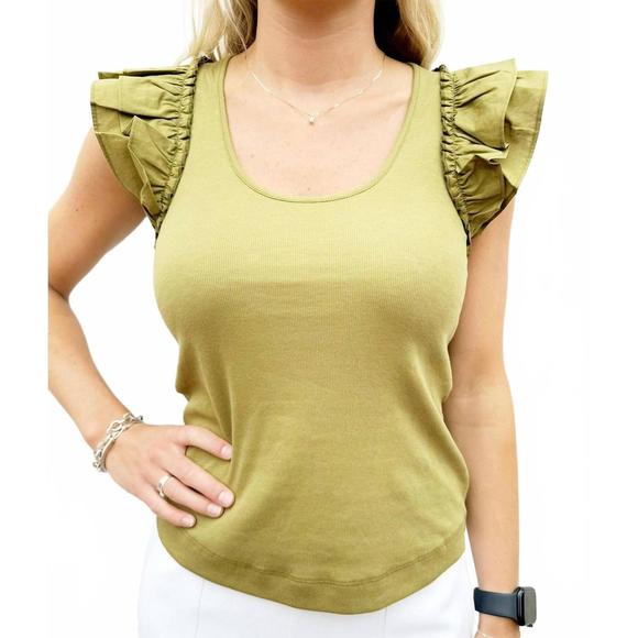 NEW MARIE OLIVER anna top in moss - Picture 3 of 3